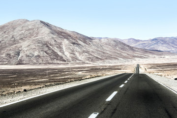 Road through the desert
