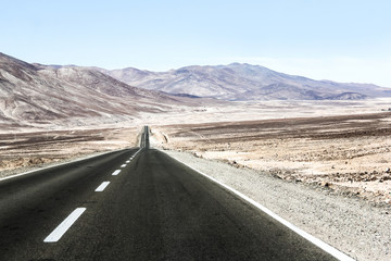 Road through the desert