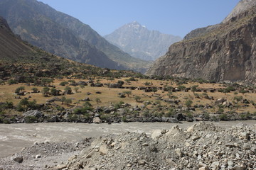 Pamir region Russian Federation Central Asia mountain landscapes