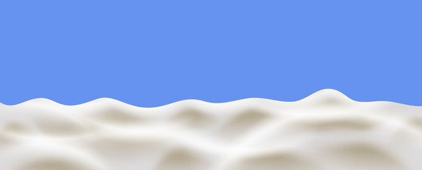 Abstract background ripple milk