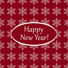 Fototapeta na wymiar Snowflakes vector background. Happy New Year background. Happy New Year card.