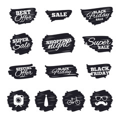 Hipster photo camera icon. Glasses symbol.