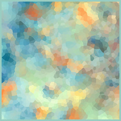 Glass vitrage mosaic kaleidoscopic pattern background soft color