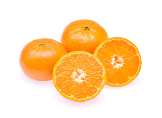 orange on white background