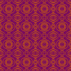 Purple background with seamless floral pattern. Ideal for printi