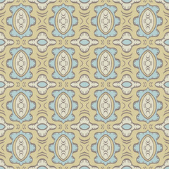 Beige background with seamless pattern. Ideal for printing onto