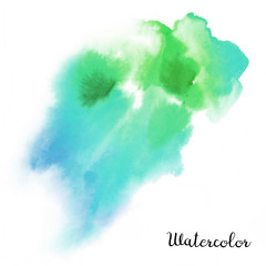 Watercolor blot