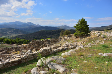Fototapeta na wymiar Beautiful greek landscape, Greece