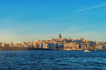Fototapeta premium Cityscape with Galata Tower