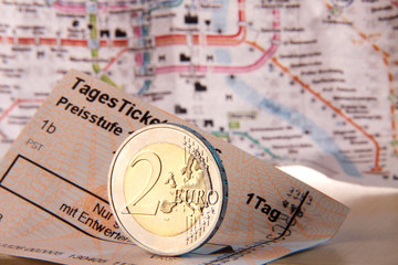 Fahrtkosten für Fahrkarte