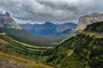 Scenic View in Glacier National Park