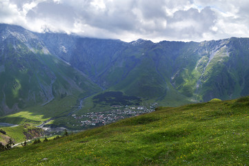 Obraz premium the majestic splendor of the Caucasus mountains