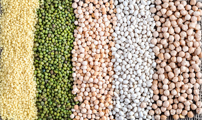 Couscous Peas White bean Mung Chik pea Rise