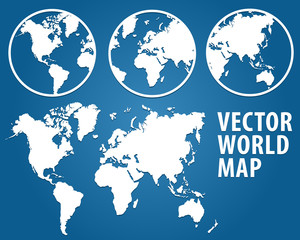 Fototapeta na wymiar world map vector design