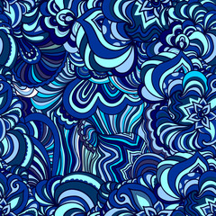 Seamless abstract ornamental pattern.