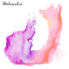 Watercolor blot