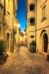 Fototapeta na wymiar Old Town of Campobasso in Italy 