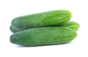 Cucumber isolated on white background