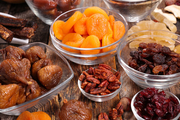 assorted dried fruit