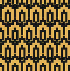 Geometric decorative pattern.Abstract golden line texture.Art De