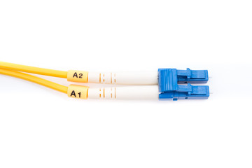 Fiber optic cables single mode LC isolated