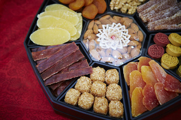 Korean traditional cuisine for wedding ceremony 