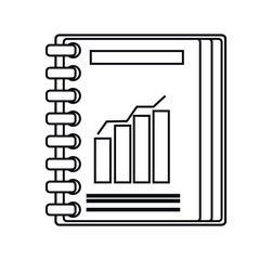 Document icon. Infographic data information business and analiytics theme. Isolated design. Vector illustration