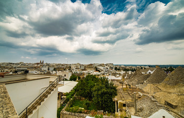Obraz premium conical roofs of the trulli of Alberobello