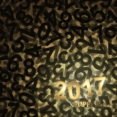 new year 2017 greetings background