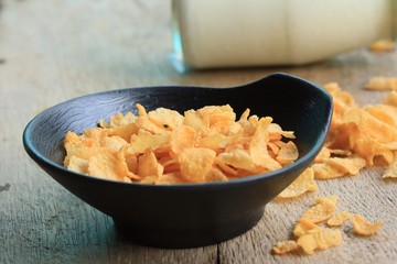 corn flake with milk