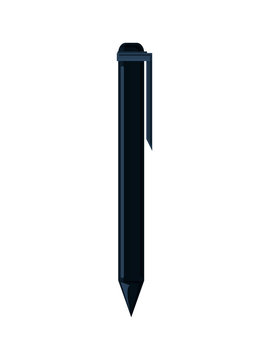 Pen icon. Write tool office object and instrument theme. Colorful and isolated design. Vector illustration