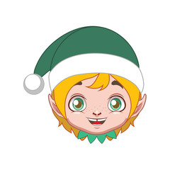 Cute little blonde elf portrait