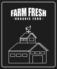 farm fresh emblem icons vector illustration design