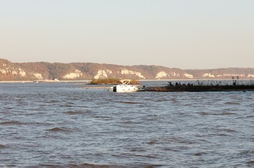 Bluffs over the water