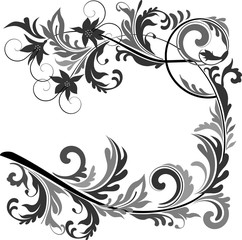 Retro floral pattern