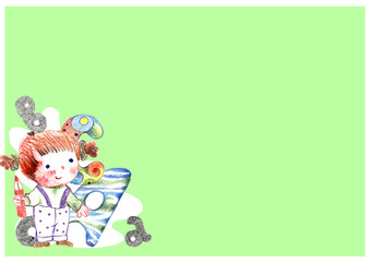 letters, alphabet, illustration, drawing, seamless pattern