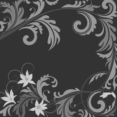 Fototapeta na wymiar Retro floral pattern