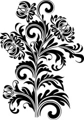 Retro floral pattern
