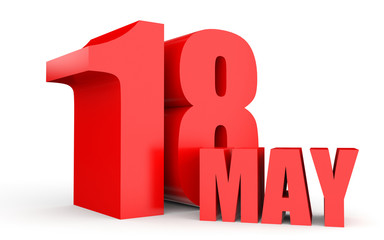 May 18. Text on white background.