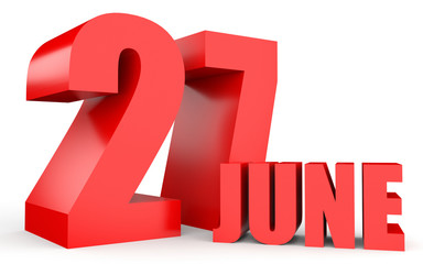 June 27. Text on white background.