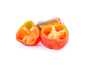 red pepper isolated on white background