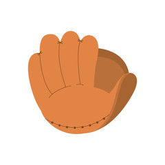 Glove icon. Baseball sport competition and game theme. Vector illustration