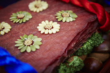 Korean traditional cuisine for wedding ceremony 