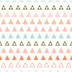 Geometric line color abstract hipster seamless pattern with triangle. Wrapping paper. Scrapbook. Print. Vector illustration. Background. Graphic texture for your design wallpaper. Red, blue, green