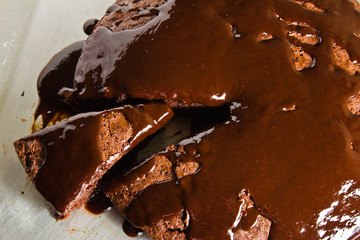 Chocolate Brownie Cake.