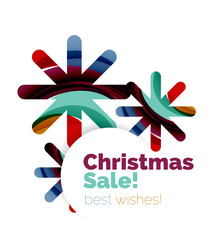 Obraz premium Christmas and New Year sale banner