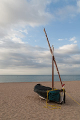 Fishing boat on the beach