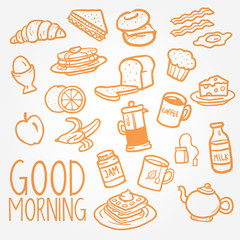 breakfast doodle - 125609762