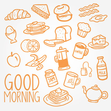 breakfast doodle