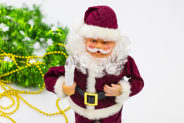 Santa Claus with candle